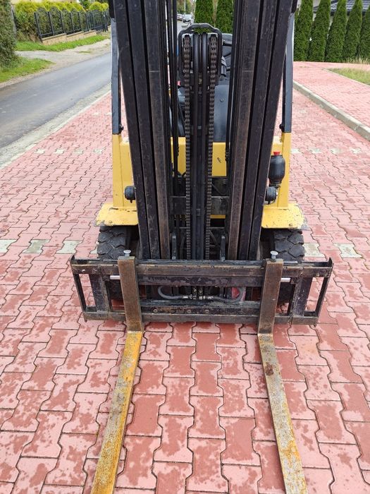 Wozek widlowy Caterpillar 1,8t oryginal triplex stan bdb