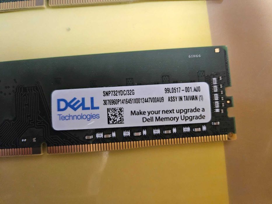Kingston DDR4 64Gb (2*32Gb) PC4-3200 DELL Оперативна пам'ять