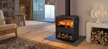 Dovre ROCK 500 WB – стильна піч камін з Бельгії для затишного дому