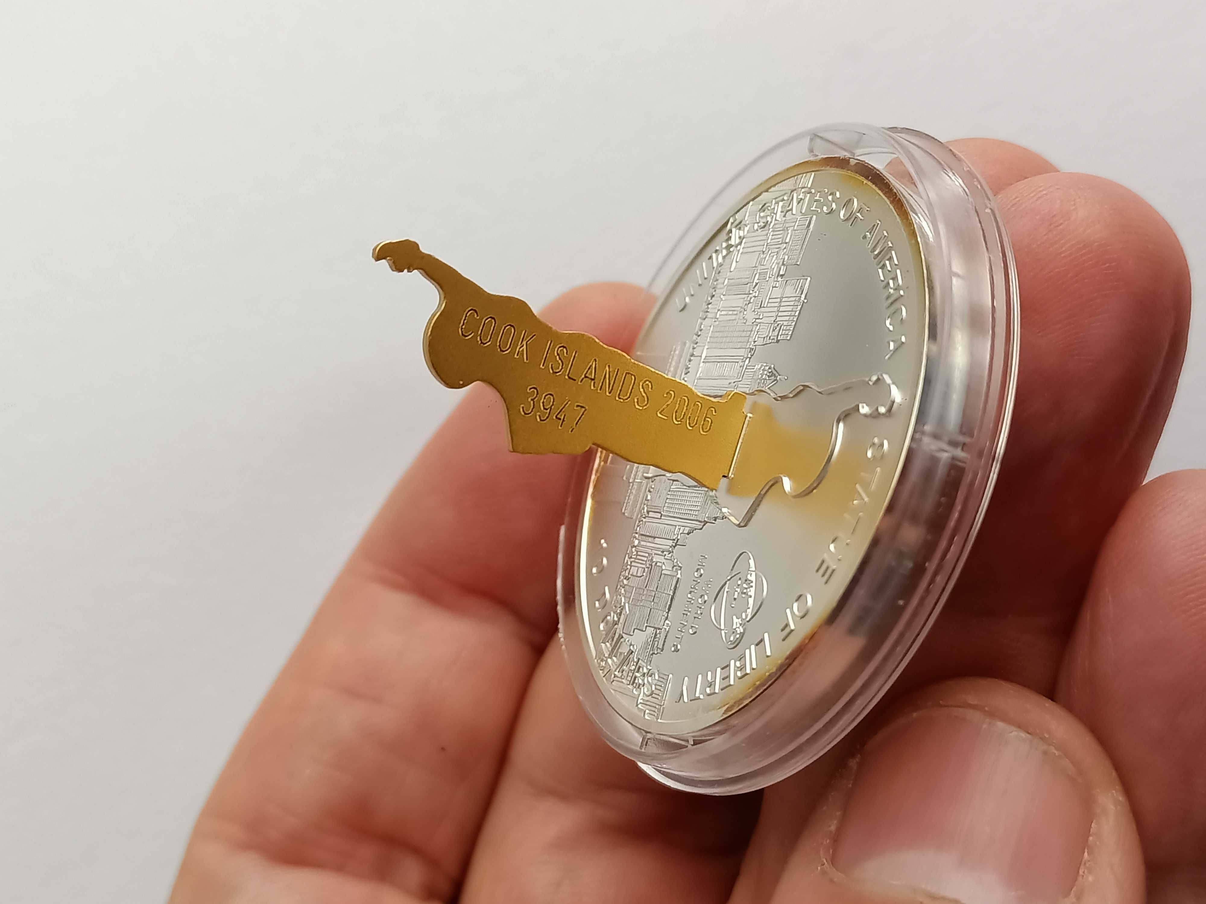 10 Dolarów 2006 Statua Wolności  Srebro Ag 999