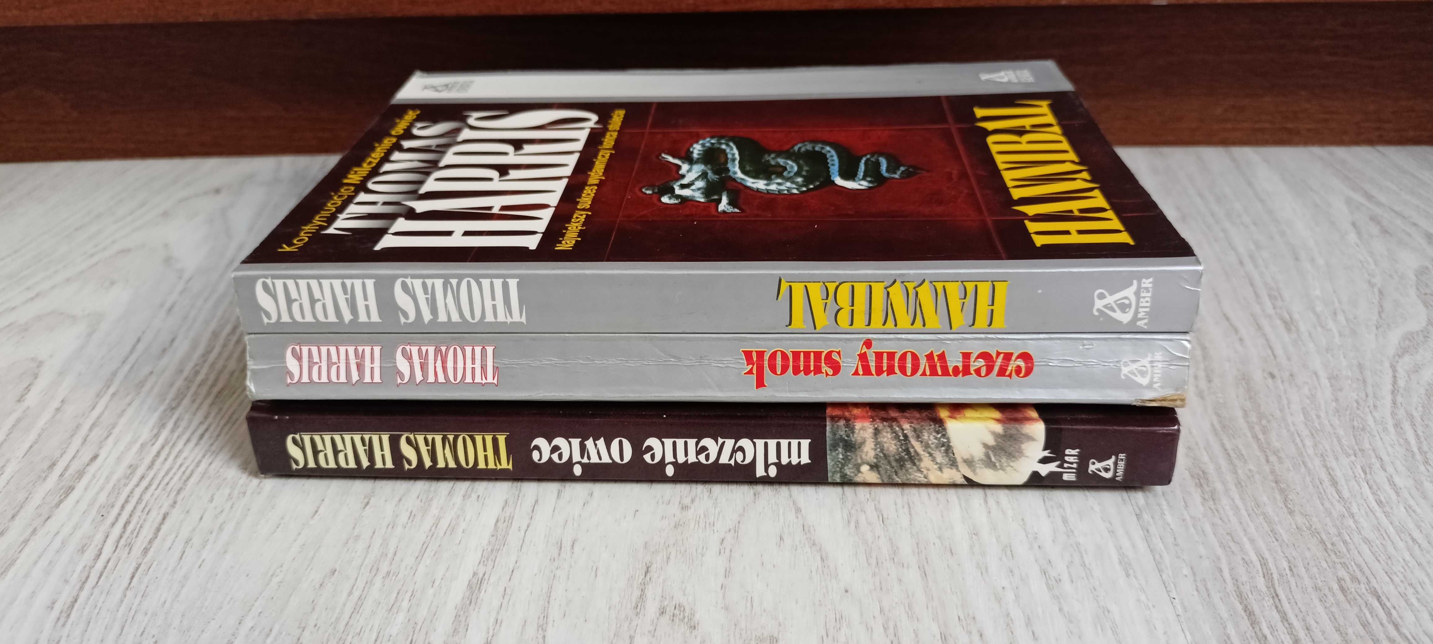 3x Thomas Harris Milczenie owiec TW + Hannibal + Czerwony smok