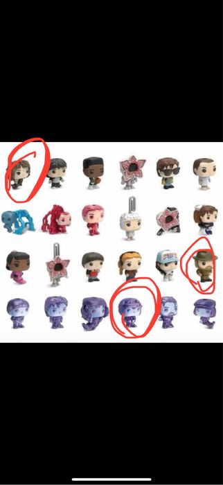 Обмін фігурки що обведені маю кіндер дивні дива kinder