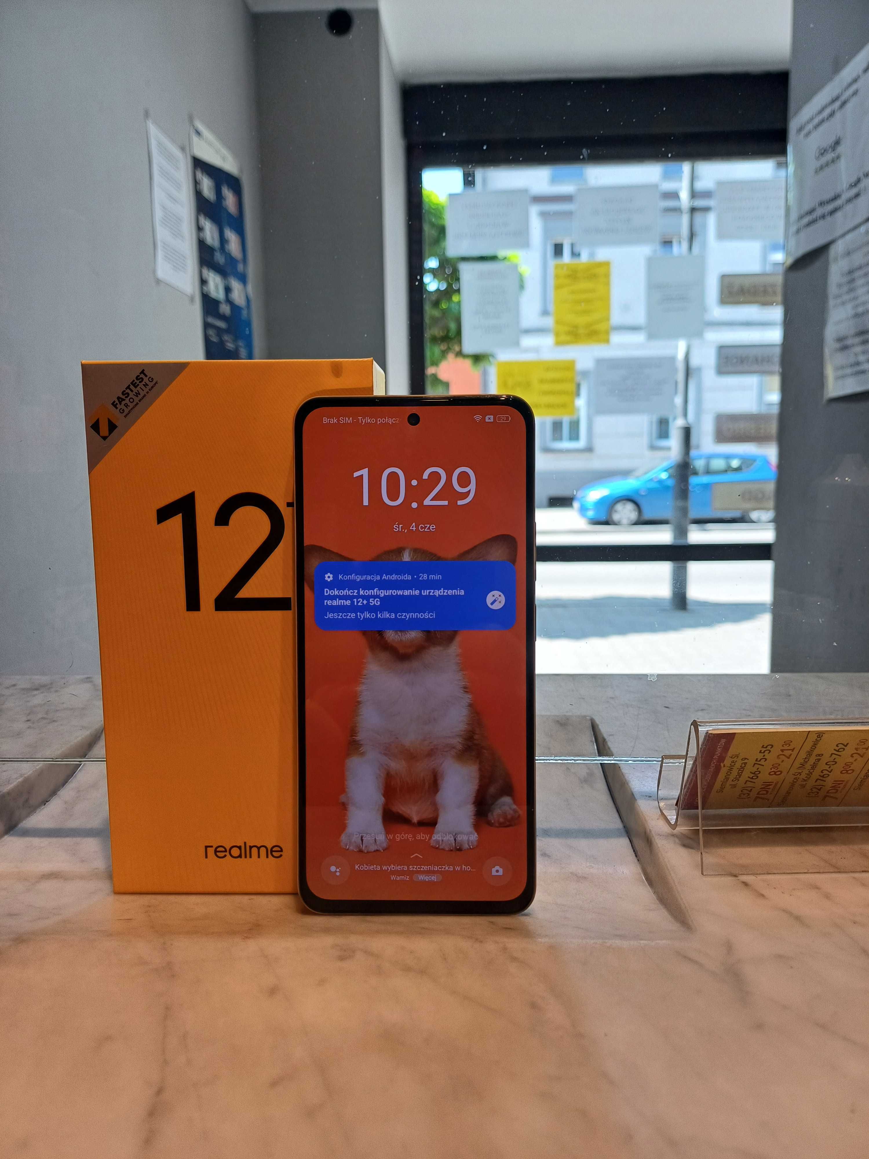 (1028/25)Realme 12+ 5G 8GB/256GB/Android14 Sieć T-mobile Nowy!!