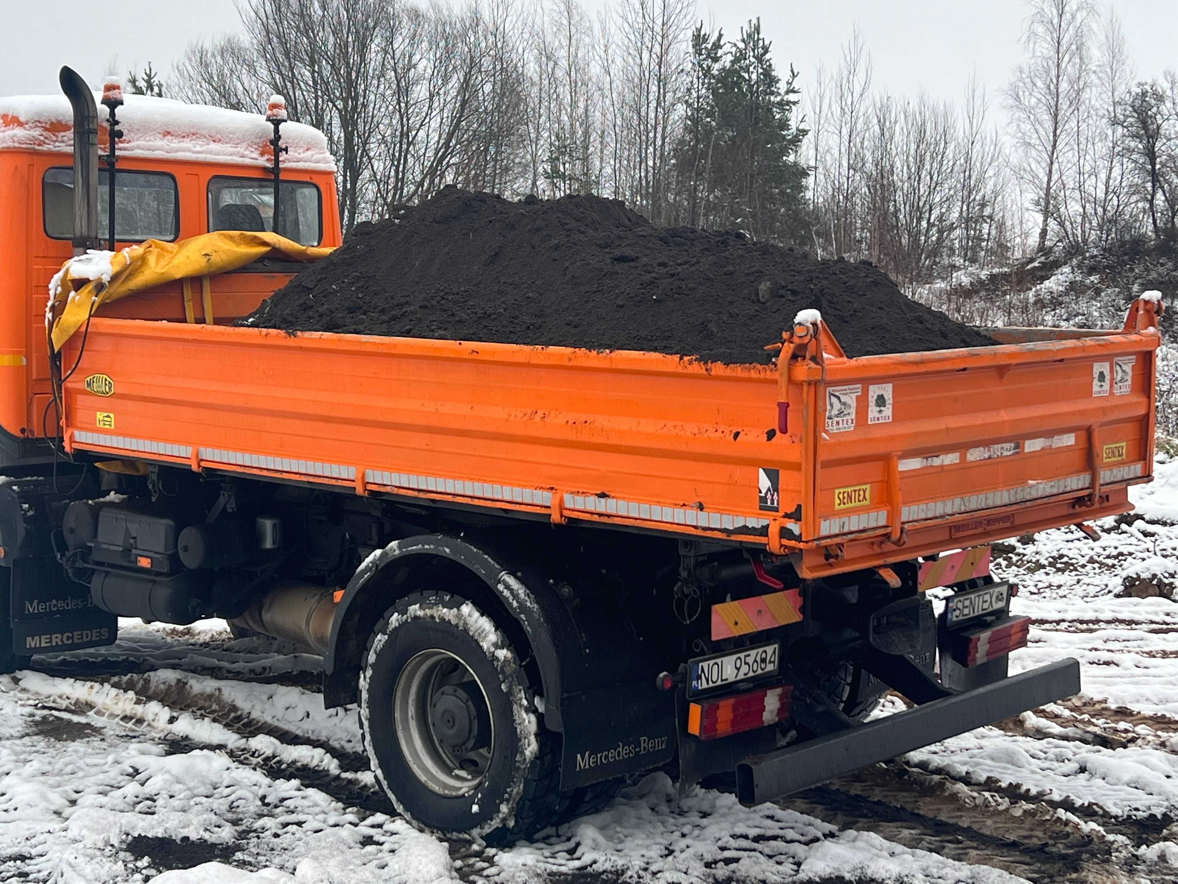 Ziemia na podniesienie terenu OGRODOWA czarnoziem humus trawnikowa