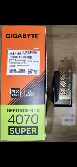 Відеокарта GIGABYTE GeForce RTX 4070 SUPER GAMING OC 12G