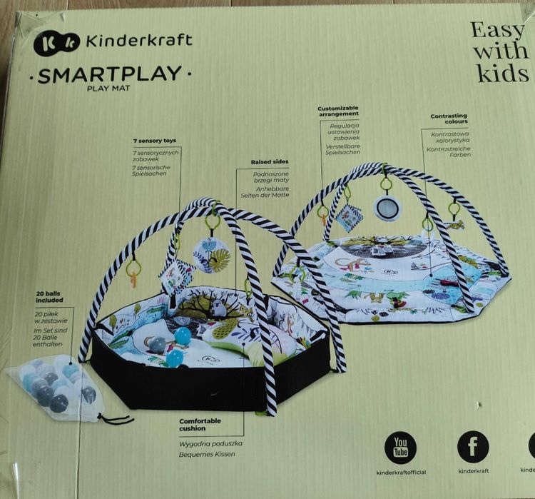 Mata Kinderkraft edukacyjna Smartplay