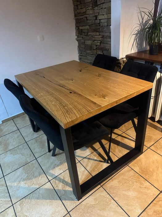 Stół dębowy loft
