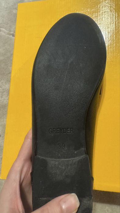 Лоферы кожаные, балетки, туфли