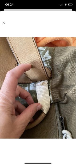 Рюкзак zara текстиль/шкіра