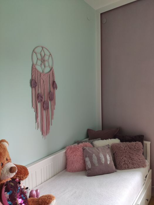 Łapacz snów brudny róż