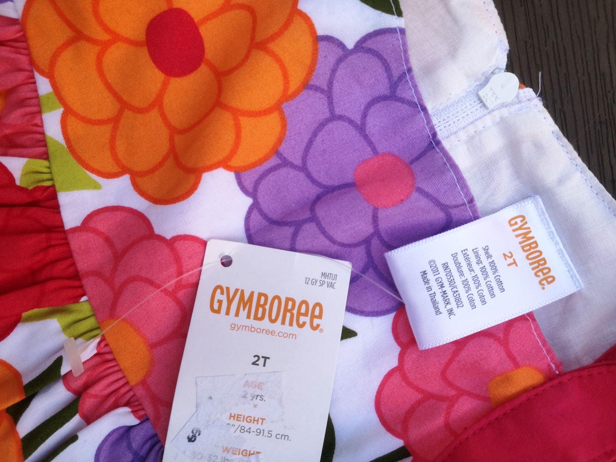 GYMBOREE sukienka + majteczki NOWA z metką 2T 92cm USA