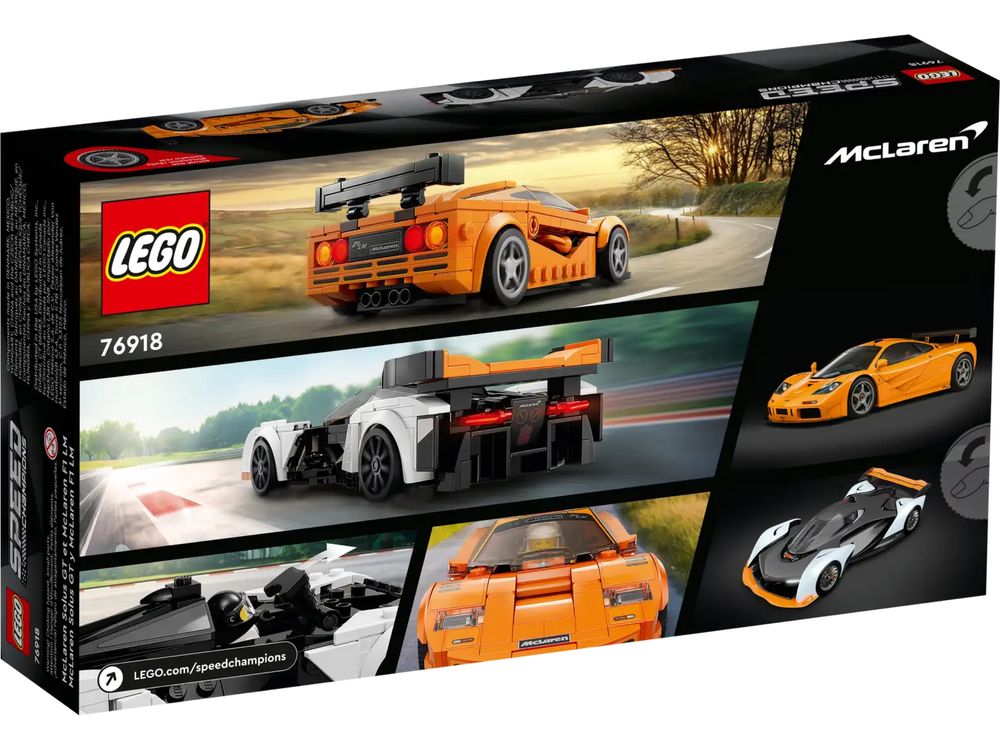 Lego Speed Champions 76918 McLaren Solus GT i McLaren F1 LM