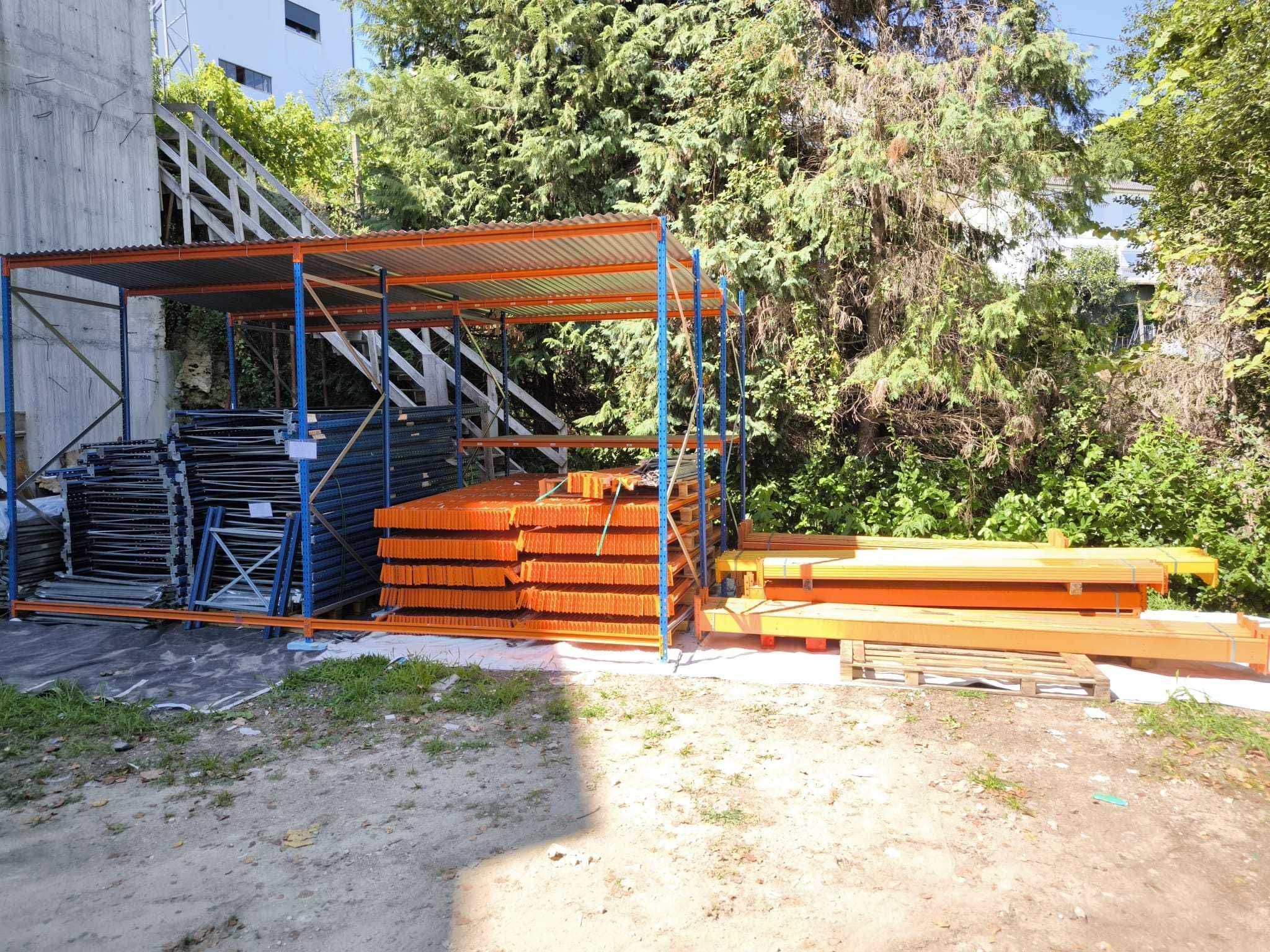 Estantes industriais para paletização