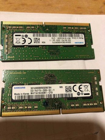 Пам'ять для ноутбуків Samsung 8 GB DDR4 2666 MHz (M471A1K43DB1-CTD)