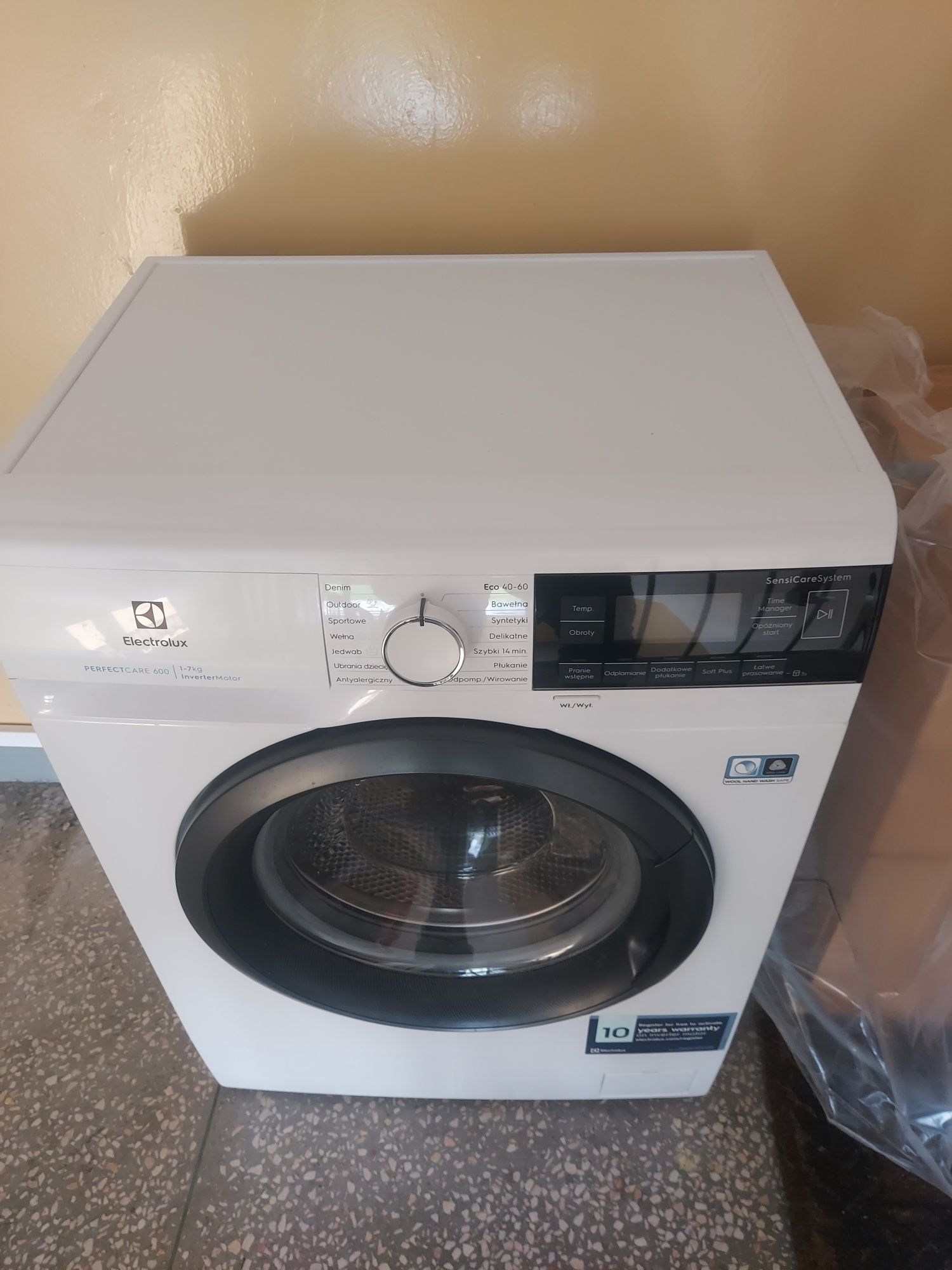 Pralka electrolux perfectcare 600 1-7kg inventermotot