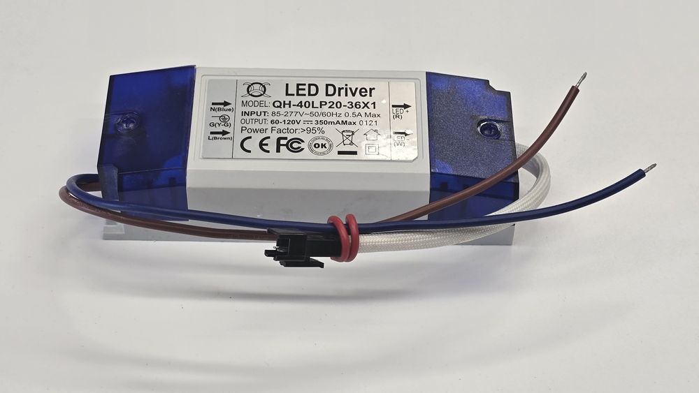 LED Driver 20-36x1W 350mA 60-120V - zasilacz power led - zasilacz lamp