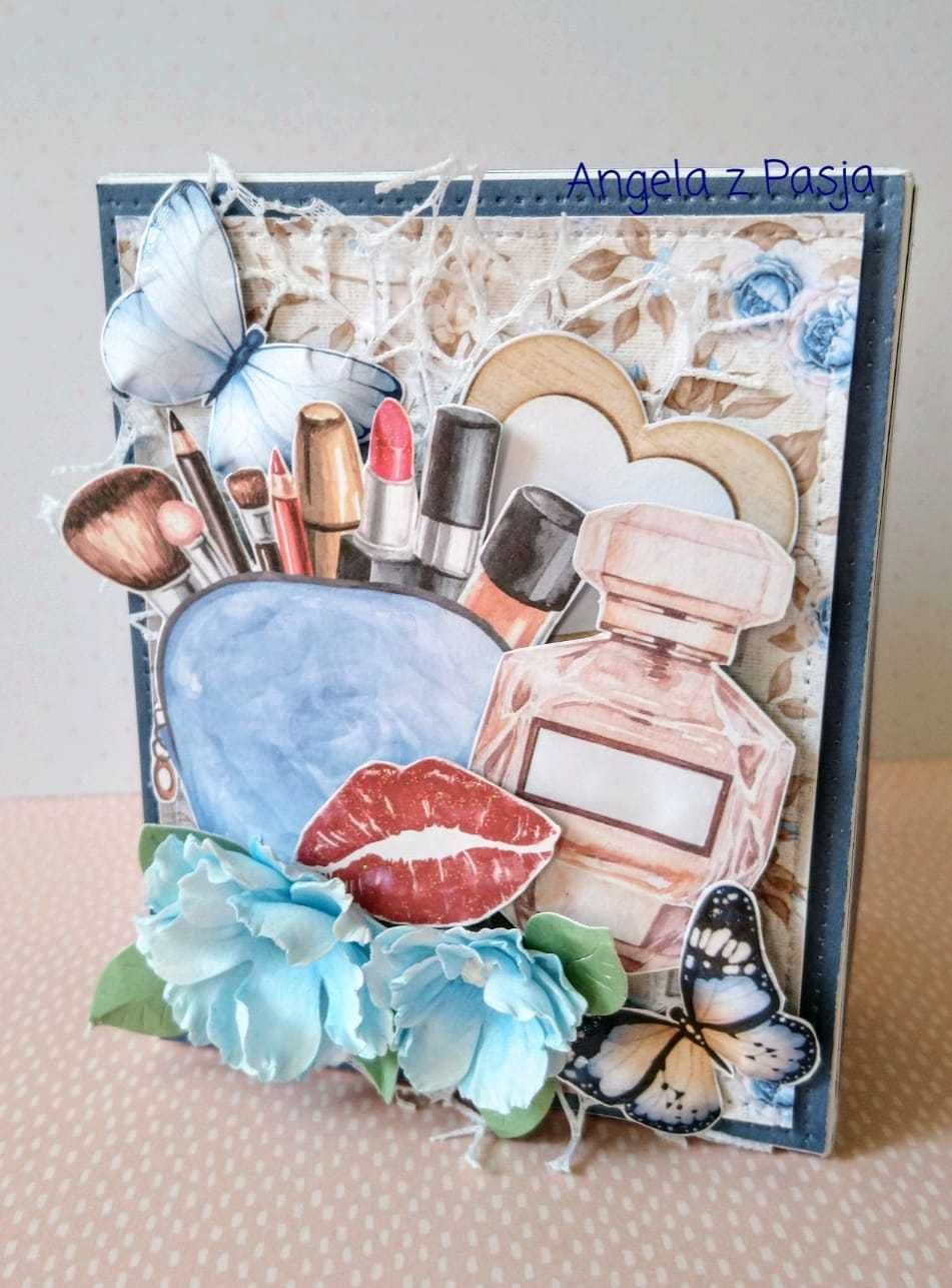 Pudełko na perfumy Scrapbooking