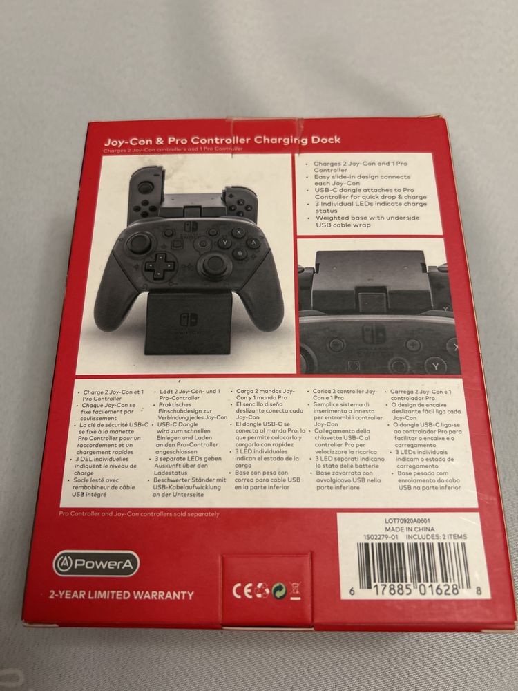 PowerA Joy-Con Pro Controller Charging Dock nintendo switch ładowarka