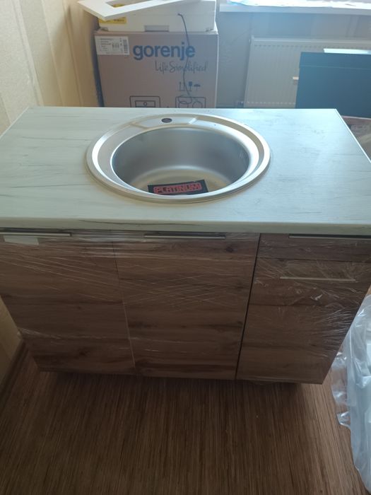 Нова Раковина кухонна з тумбочкою