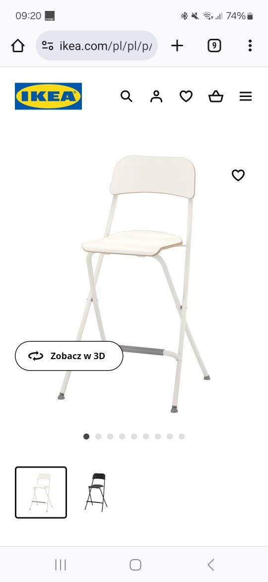 Krzesła Ikea Franklin PILNIE