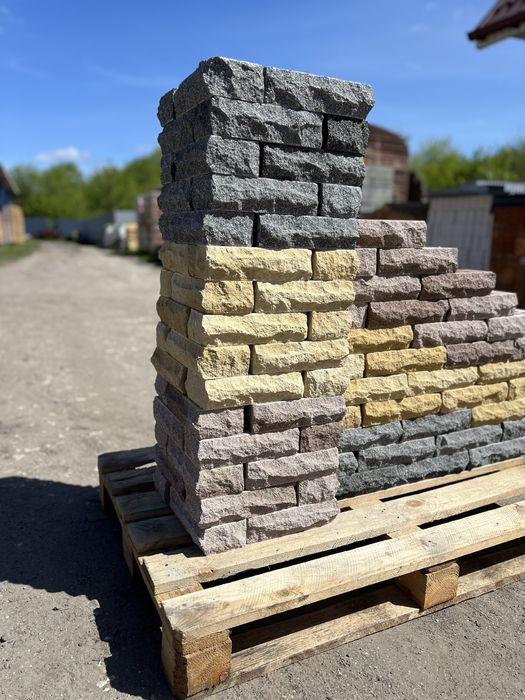 цегла рвана для паркану цегла для стовпчиків