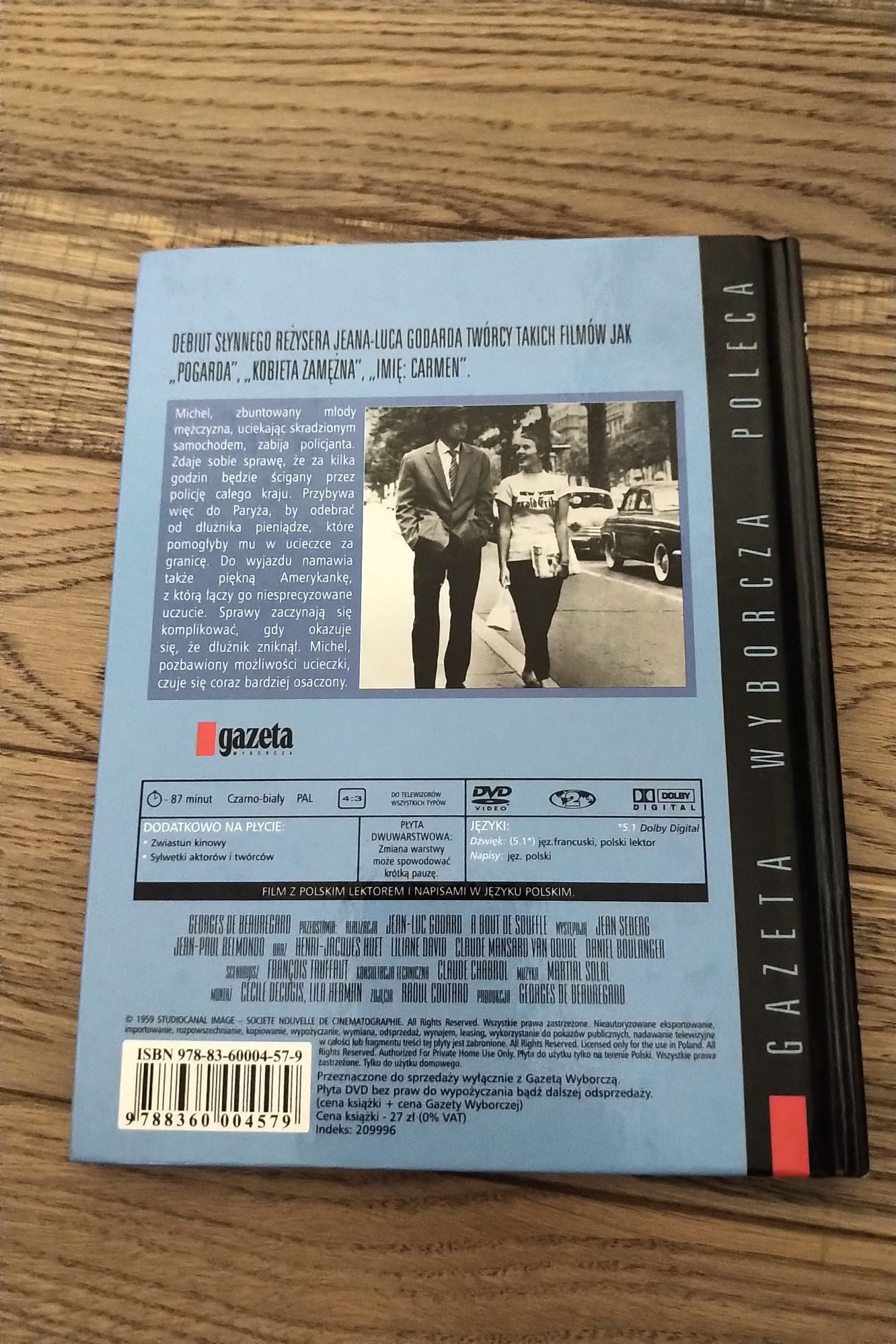 Do utraty tchu jean-luc godard film dvd plyta