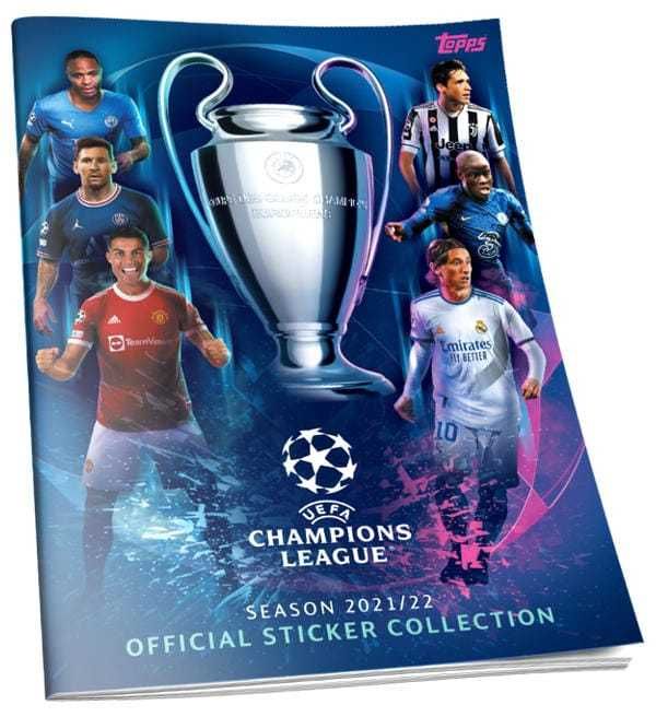 Cromos das Coleções Topps Champions League 2022/2023; 21/22 e 20/21