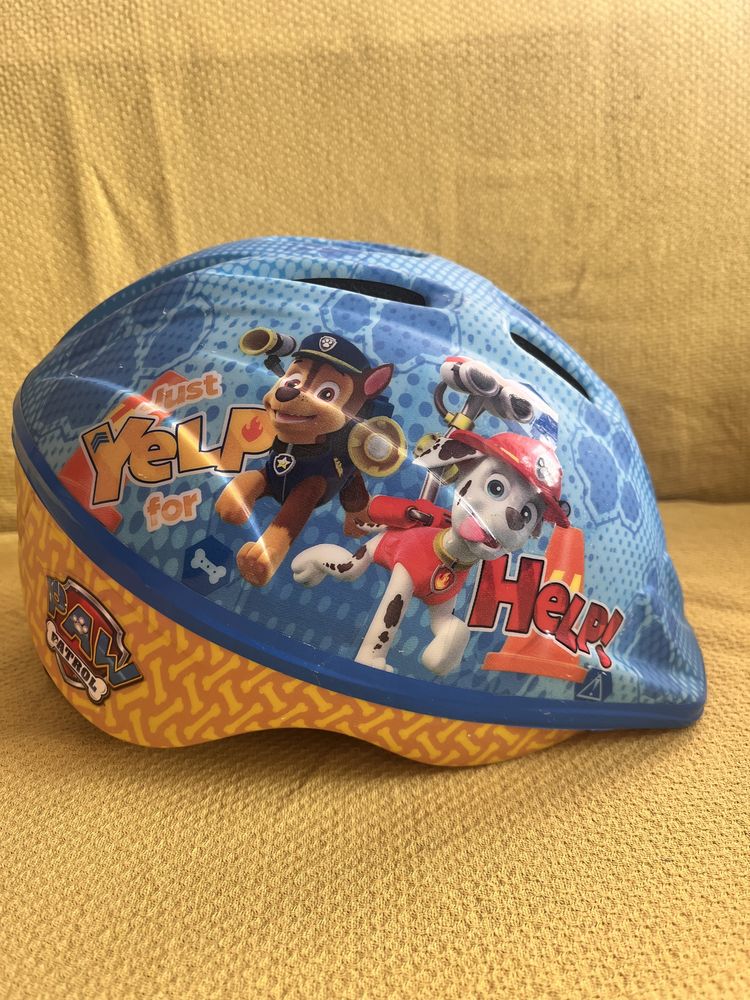 Шлем , защита , перчатки Paw Patrol для мальчика