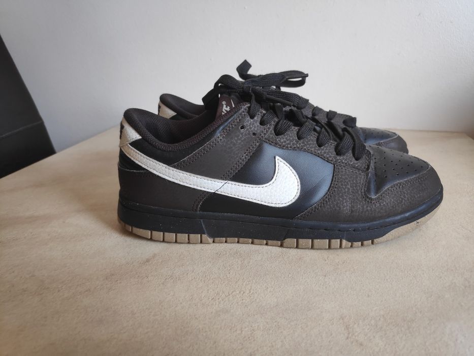 Buty Nike Dunk Low Velvet Brown młodzieżowe wygodne sportowe roz 40,5