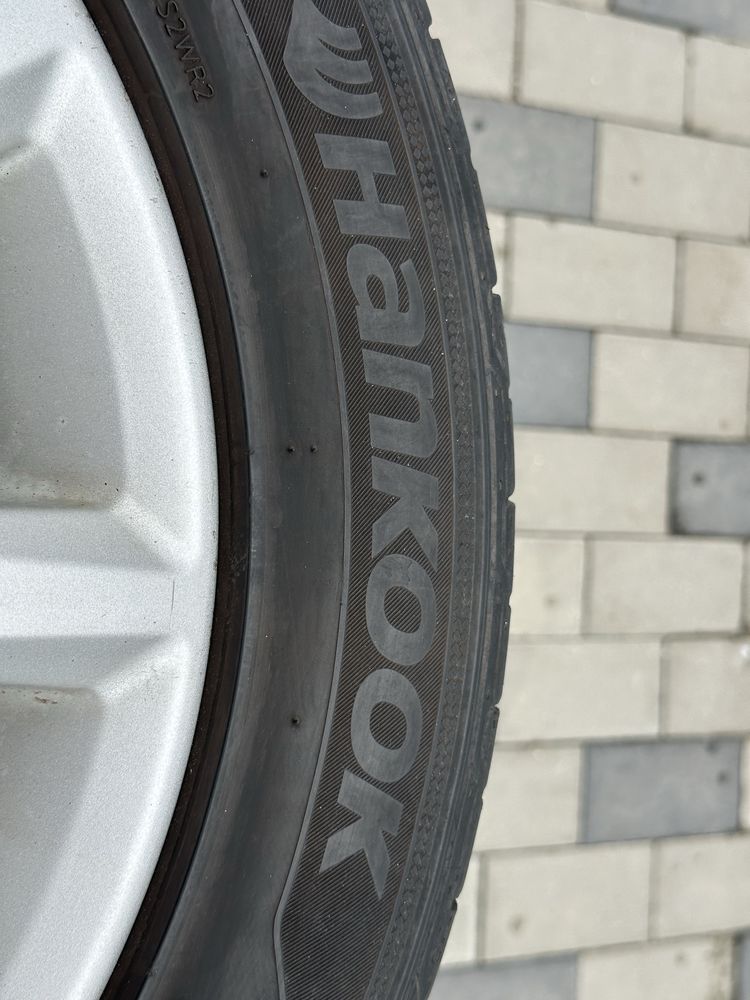 Диски R16 Opel 4x100 ЕТ 37 6.5J + літо Hankook 205/55