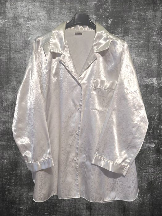 Satynowa piżamowa koszula XXL