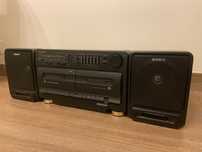 Radio magnetofon sony czarne CFS710L działa  :)
