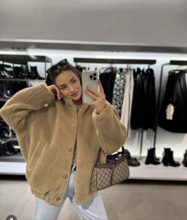 Хутряний Бомбер Zara