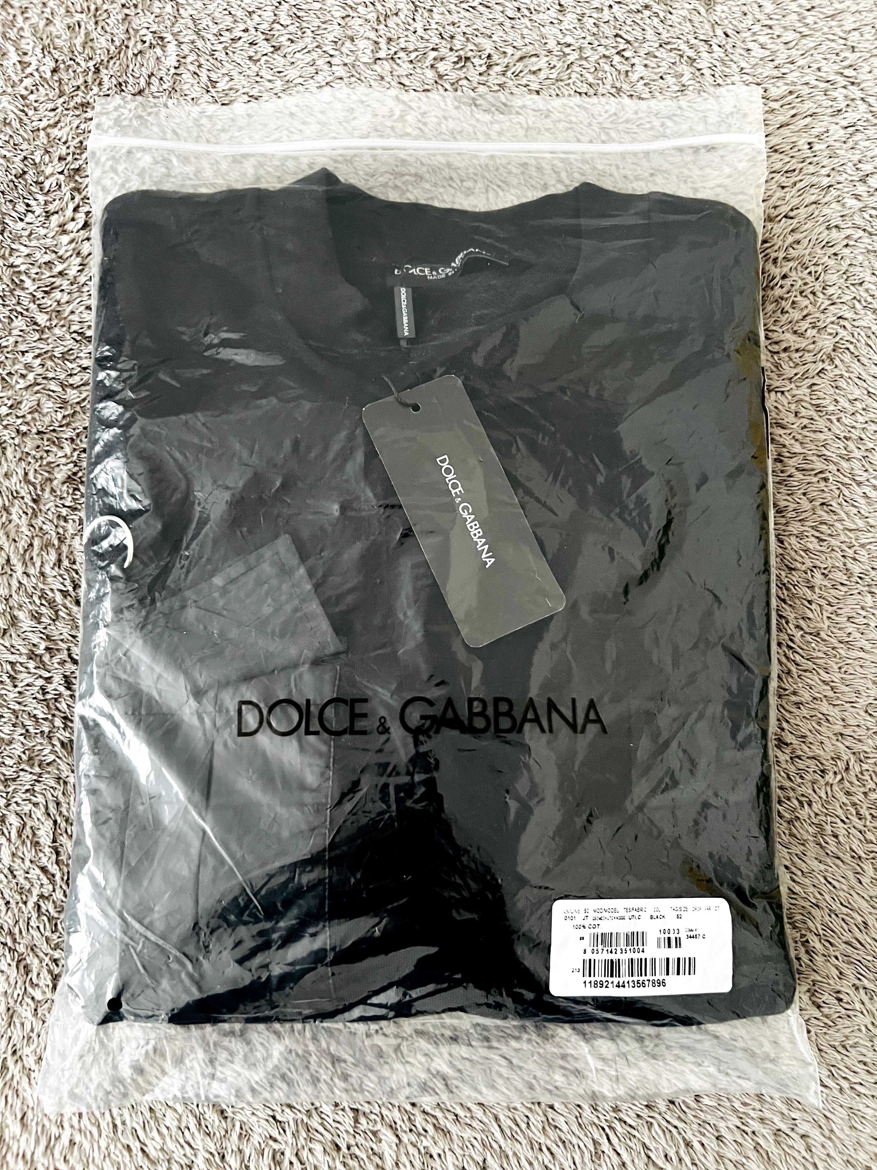 Nowa Bluza Dolce & Gabbana DG Black Pocket