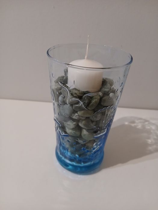 Porta velas decorado