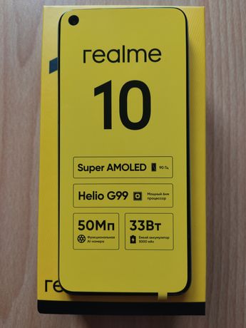 Новый смартфон Realme 10 8/256GB (белый) – 17500