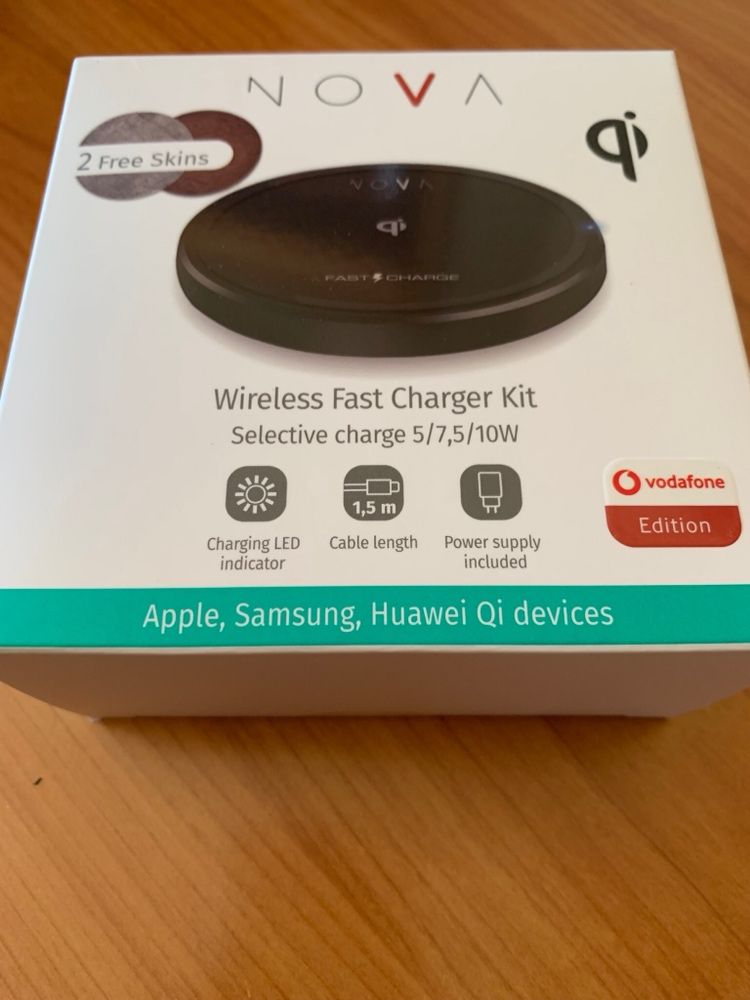 Carregador wireless, novo