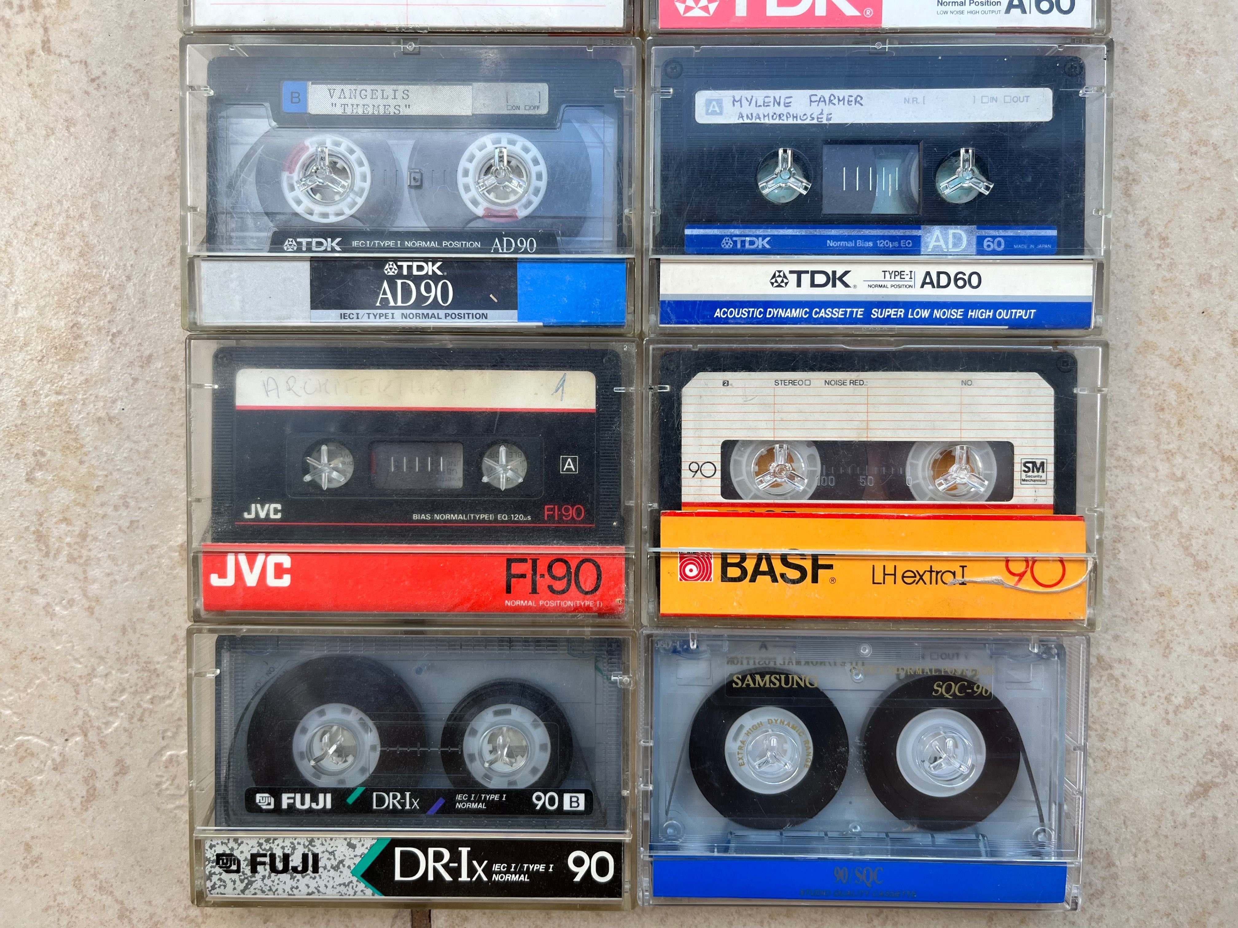 10 kaset TDK JVC BASF Fuji Samsung