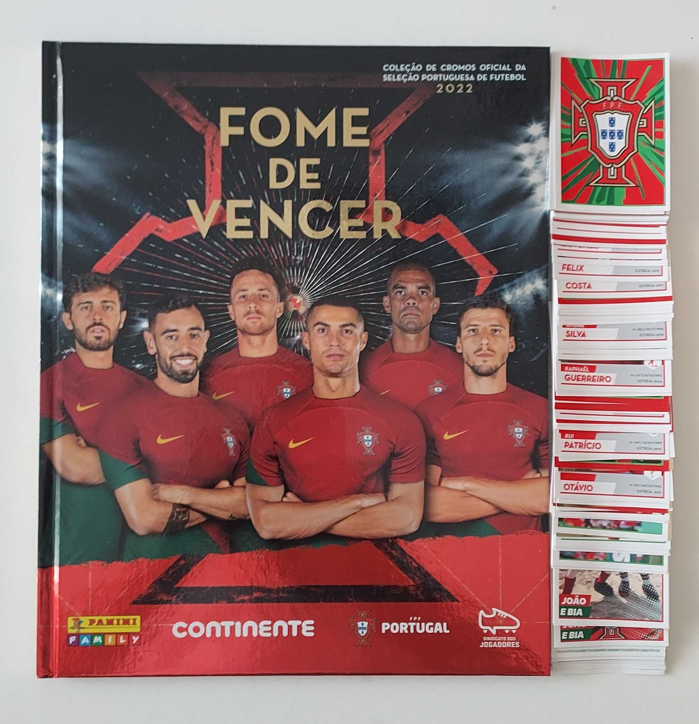 Panini Fome de Vencer - cadernetas vazias e com cromos por colar