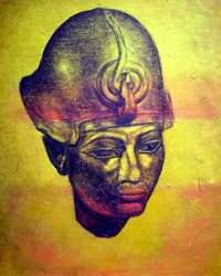 Amenhotep IV - obraz olejny
