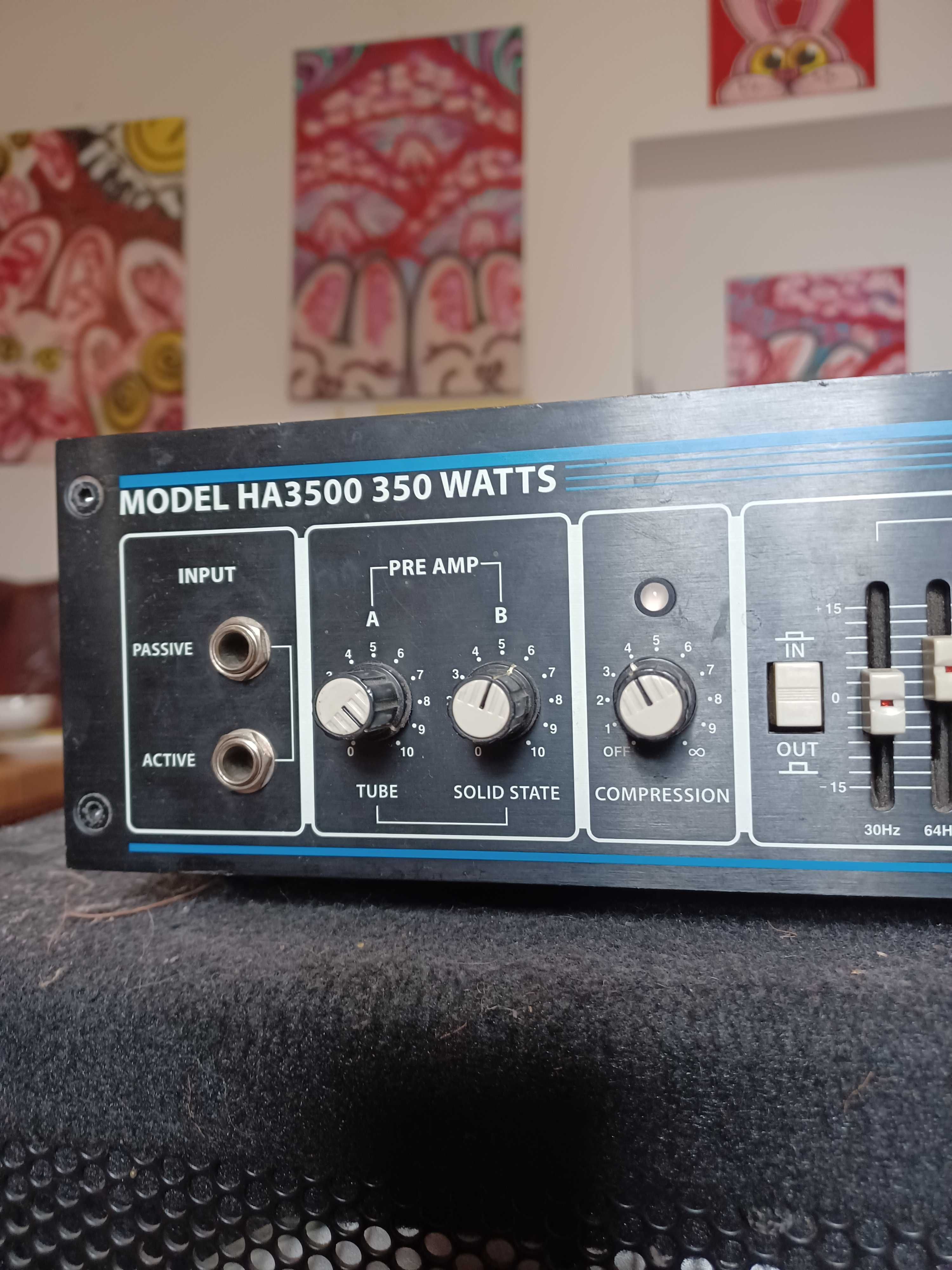 Hartke HA3500 wzmacniacz basowy 350W + kolumna VXseries 4x10
