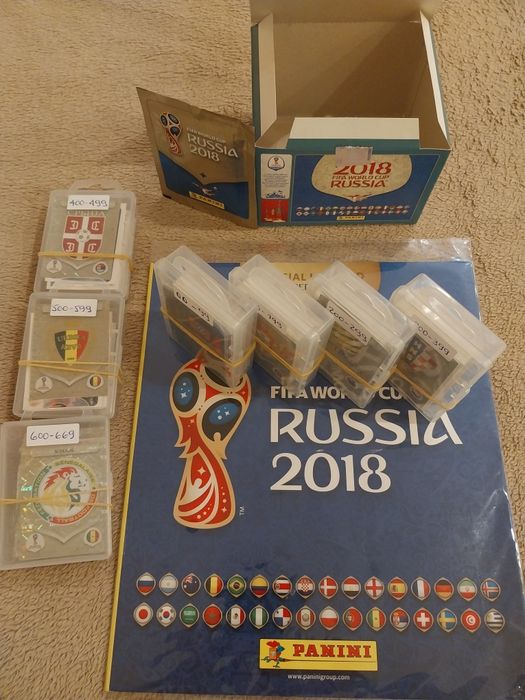 Colecção completa por colar Russia 2018