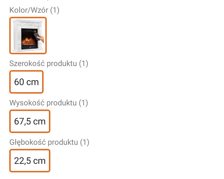 kominek wolnostojący