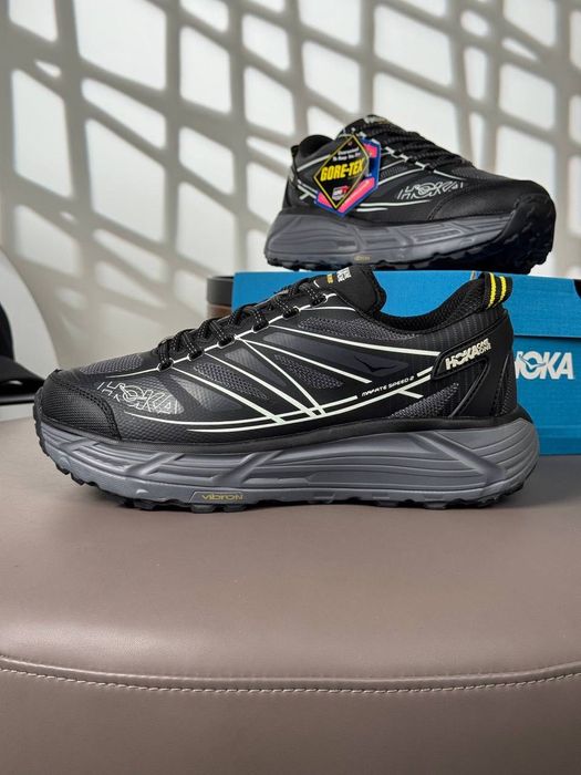 ФЛАГМАН! Hoka Mafate Speed 2 GTX Black Grey 41 42 43 44 45 46 хока