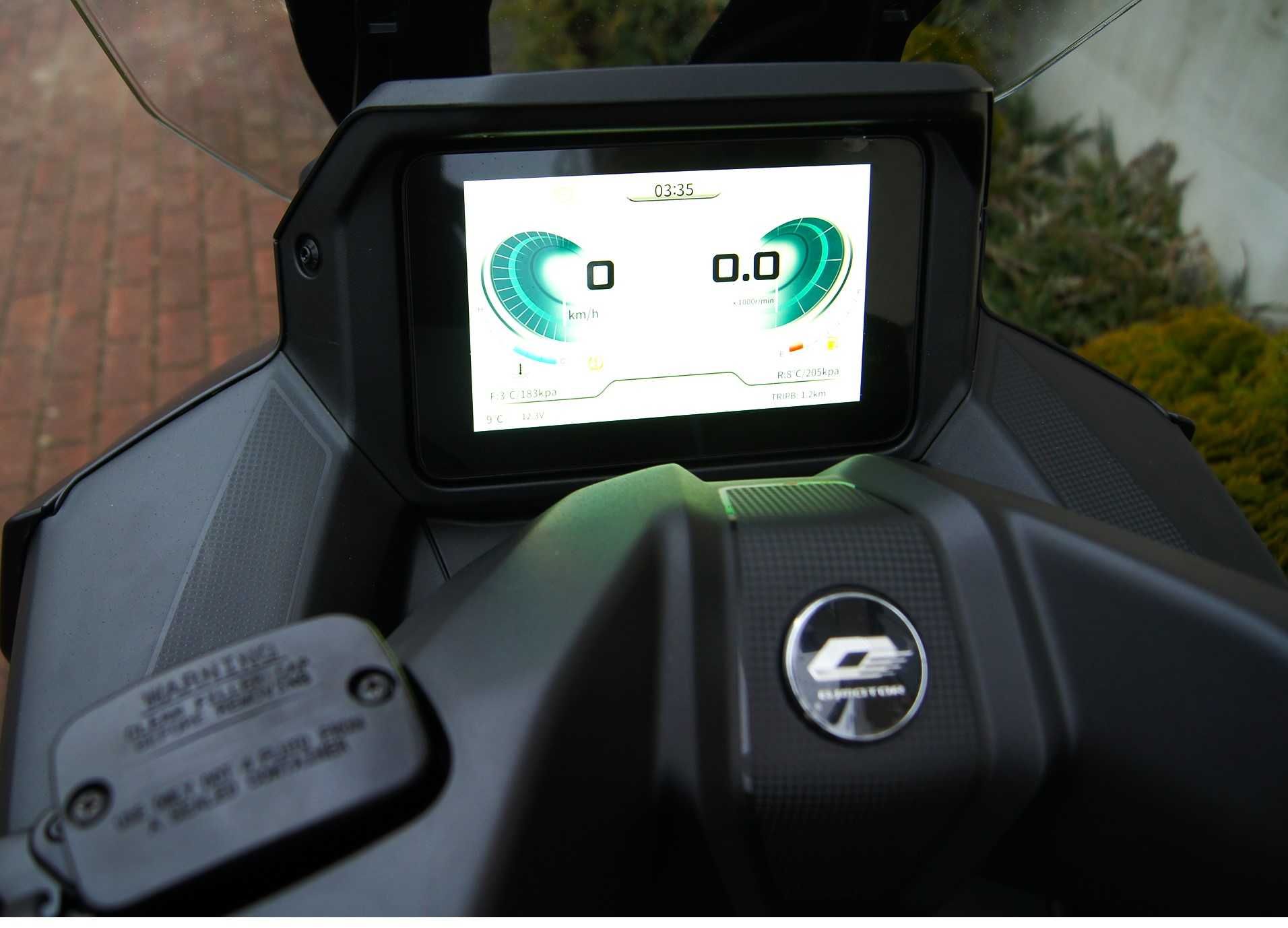 Qjmotor FORT 350 ABS bez kluczykowy 34 kM  e.szyba  Panel TFT