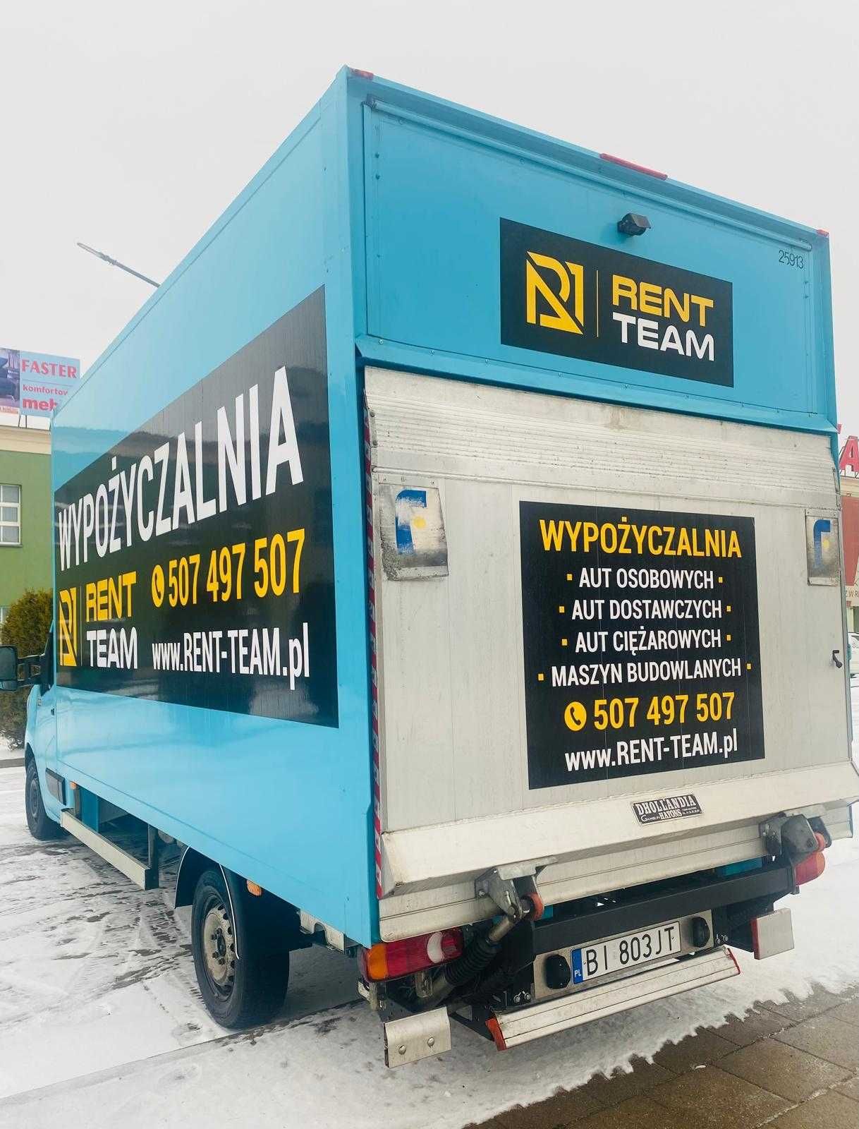 Wynajem Samochodu Dostawczego  kat B  KONTENER 8 PALETOWY Z WINDĄ