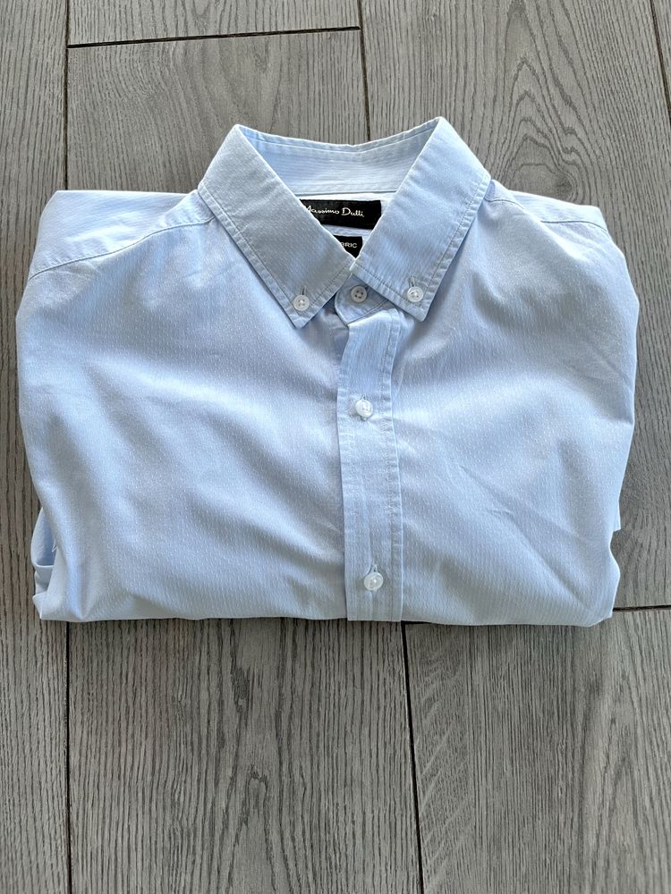 Błękitna koszula Massimo Dutti, M