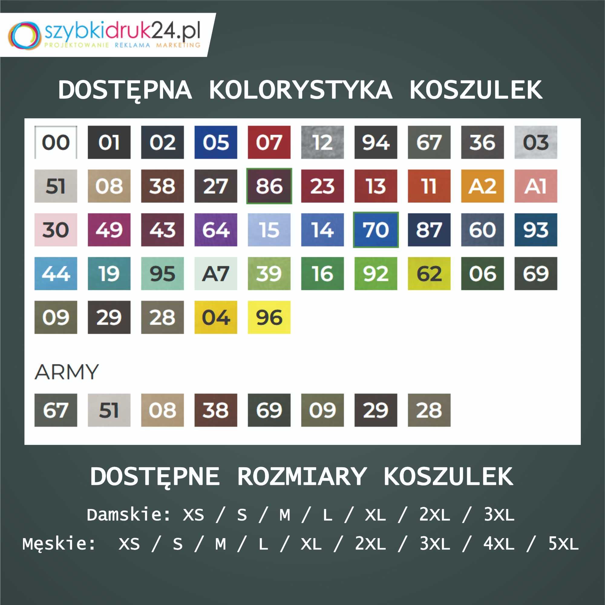 Koszulka firmowa złota rączka, budowlaniec, instalator, nadruk, logo