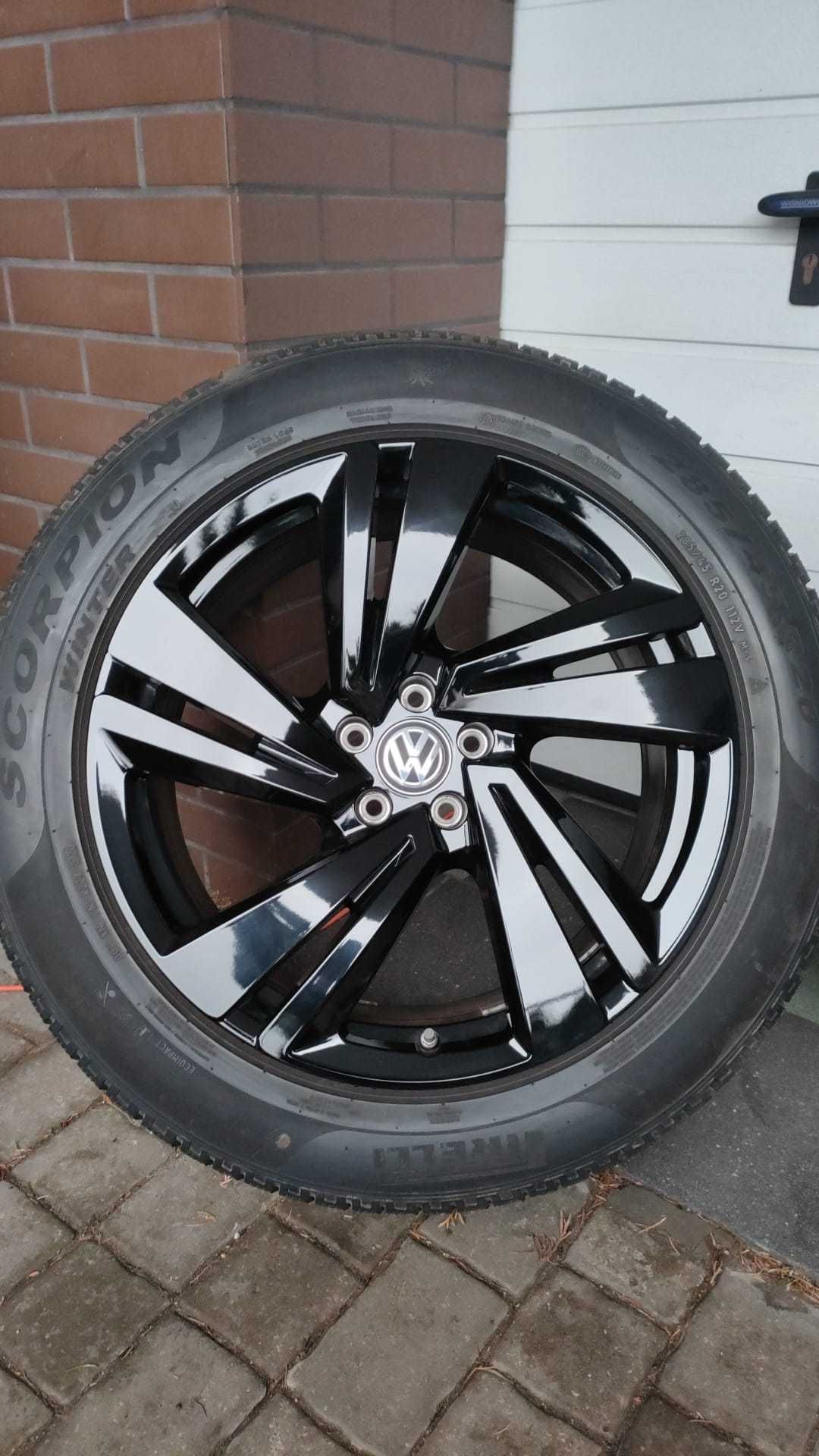 Koła 20' VW Touareg III Audi  5x112 opony zima 285/45/20 TPMS (OL1521)