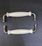 Uchwyt meblowy Ikea KLINGSTORP biały/kremowy 26 szt Nowe